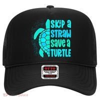 Skip A Straw Save A Turtle Sea Turtle And Cute Gift Hat thumb 0