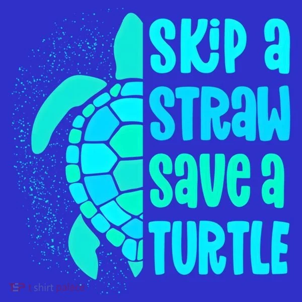 Skip A Straw Save A Turtle Sea Turtle And Cute Gift Long Sleeve Shirt