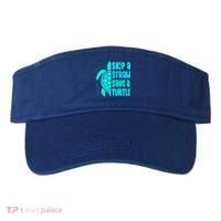 Skip A Straw Save A Turtle Sea Turtle And Cute Gift Visor thumb 0
