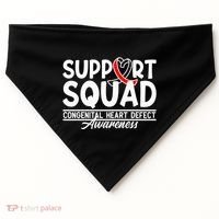 Support Awareness Squad I CHD Congenital Heart Defect USA-Made Doggie Bandana thumb 0