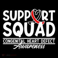 Support Awareness Squad I CHD Congenital Heart Defect Bucket Hat thumb 4