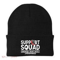 Support Awareness Squad I CHD Congenital Heart Defect Beanie thumb 0