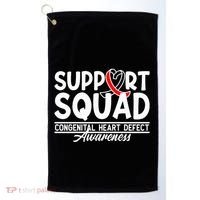 Support Awareness Squad I CHD Congenital Heart Defect Golf Towel thumb 0
