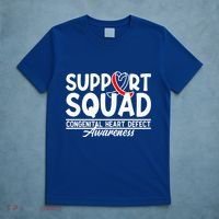 Support Awareness Squad I CHD Congenital Heart Defect T-Shirt thumb 5