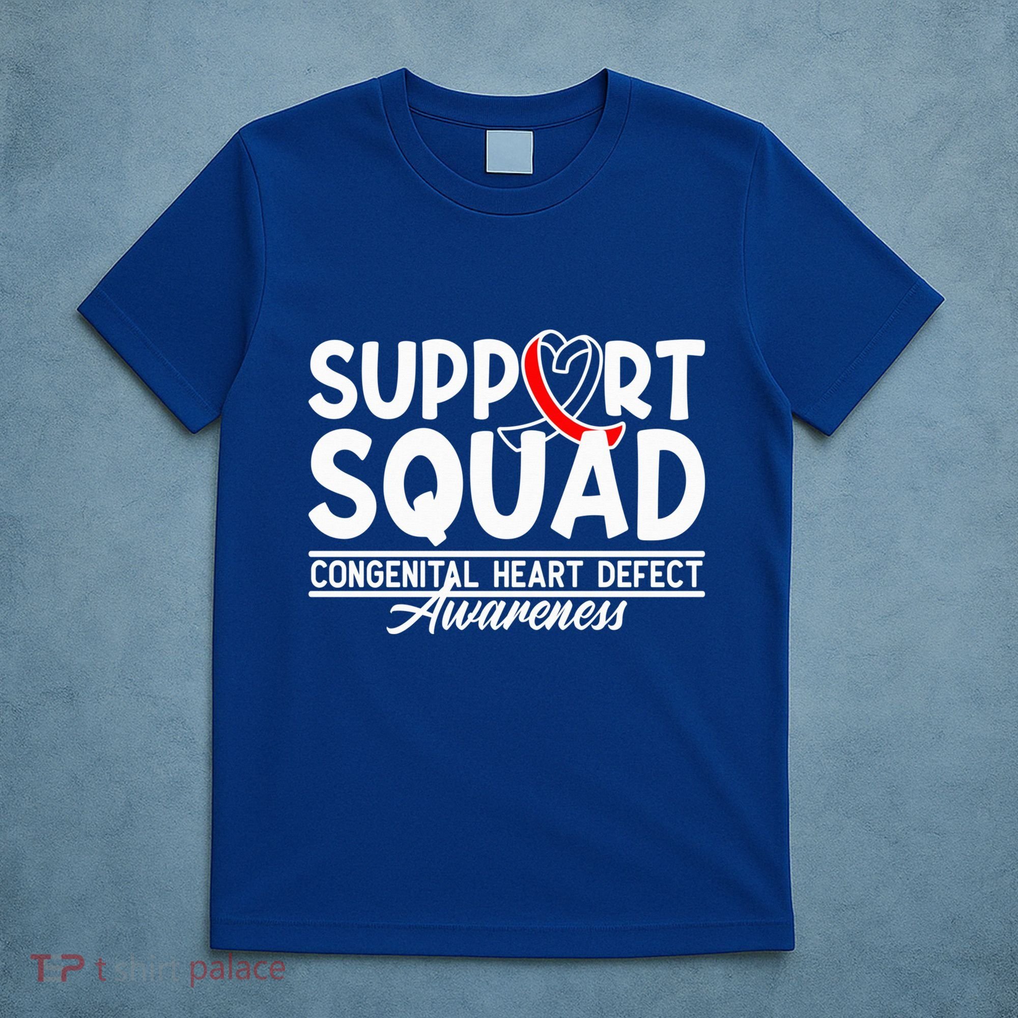 Support Awareness Squad I CHD Congenital Heart Defect T-Shirt