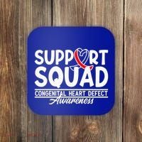 Support Awareness Squad I CHD Congenital Heart Defect Coaster thumb 0