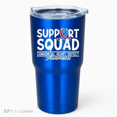 Support Awareness Squad I CHD Congenital Heart Defect Tumbler
