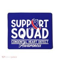 Support Awareness Squad I CHD Congenital Heart Defect Mousepad thumb 0