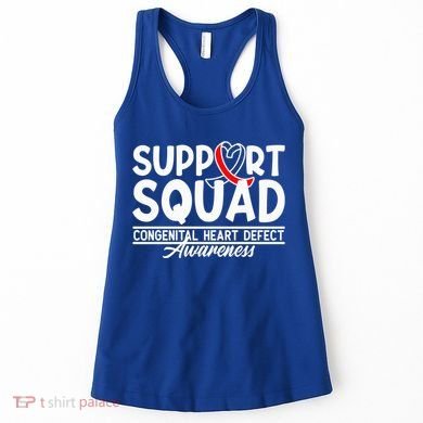 Support Awareness Squad I CHD Congenital Heart Defect Women's Tank Top