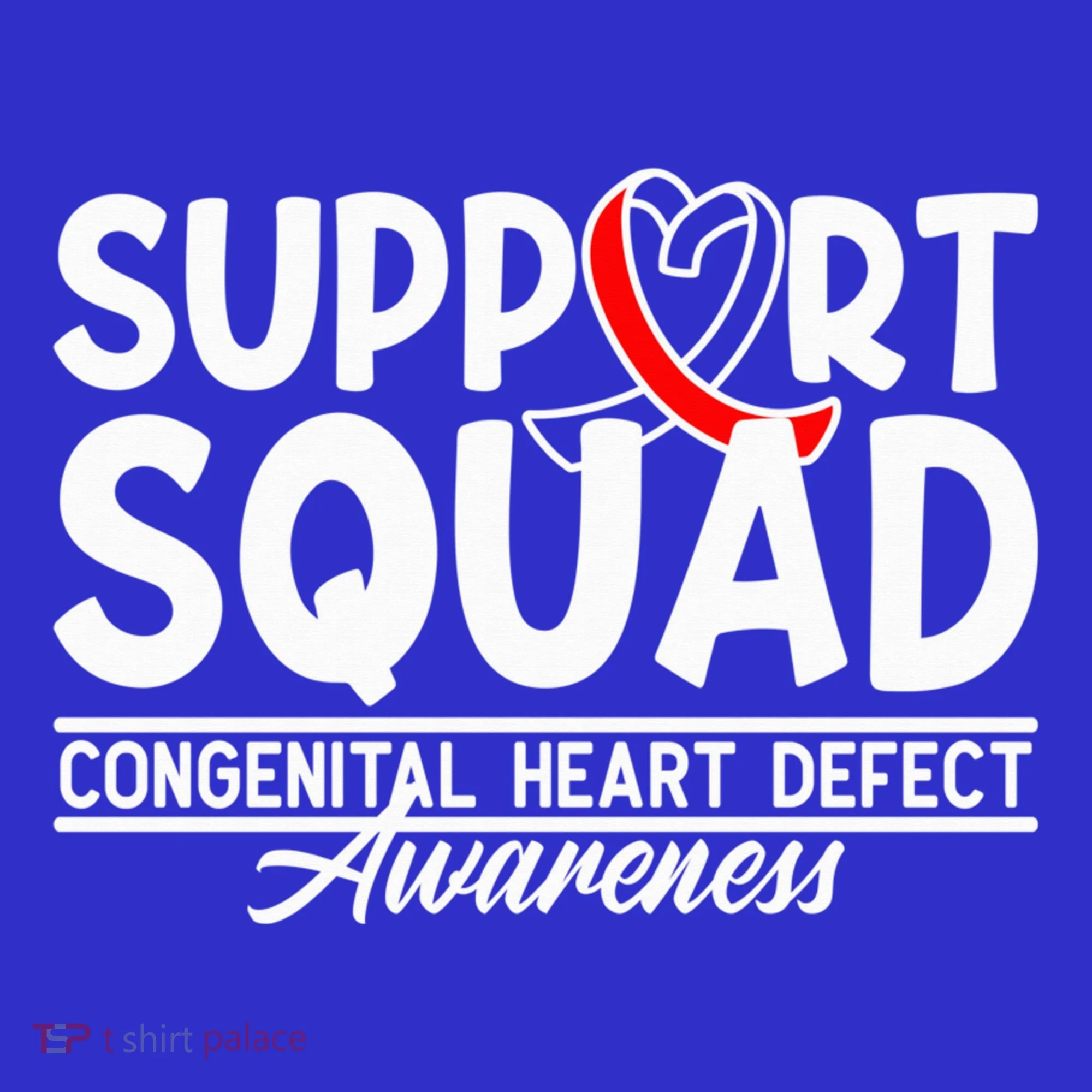 Support Awareness Squad I CHD Congenital Heart Defect Tank Top