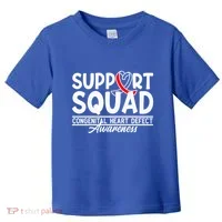 Support Awareness Squad I CHD Congenital Heart Defect Toddler T-Shirt thumb 0