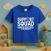 Support Awareness Squad I CHD Congenital Heart Defect Toddler T-Shirt thumb 3