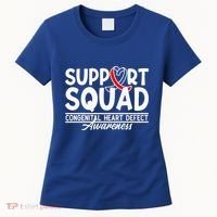 Support Awareness Squad I CHD Congenital Heart Defect Women's T-Shirt thumb 0