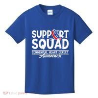 Support Awareness Squad I CHD Congenital Heart Defect Kids T-Shirt thumb 0