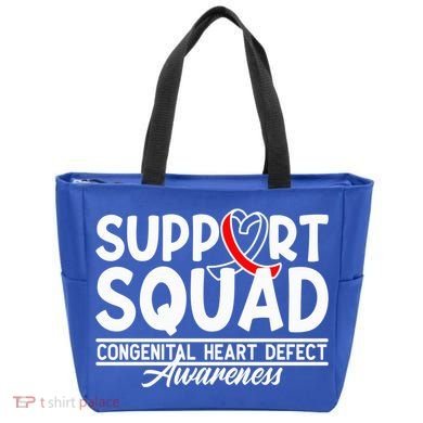Support Awareness Squad I CHD Congenital Heart Defect Tote Bag