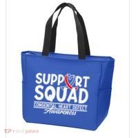 Support Awareness Squad I CHD Congenital Heart Defect Tote Bag thumb 3