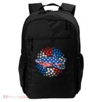 Stars And Stripes USA American Flag Shark Backpack thumb 0