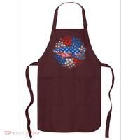 Stars And Stripes USA American Flag Shark Apron thumb 0
