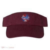 Stars And Stripes USA American Flag Shark Visor thumb 0