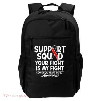 Support Awareness Squad I CHD Congenital Heart Defect Backpack