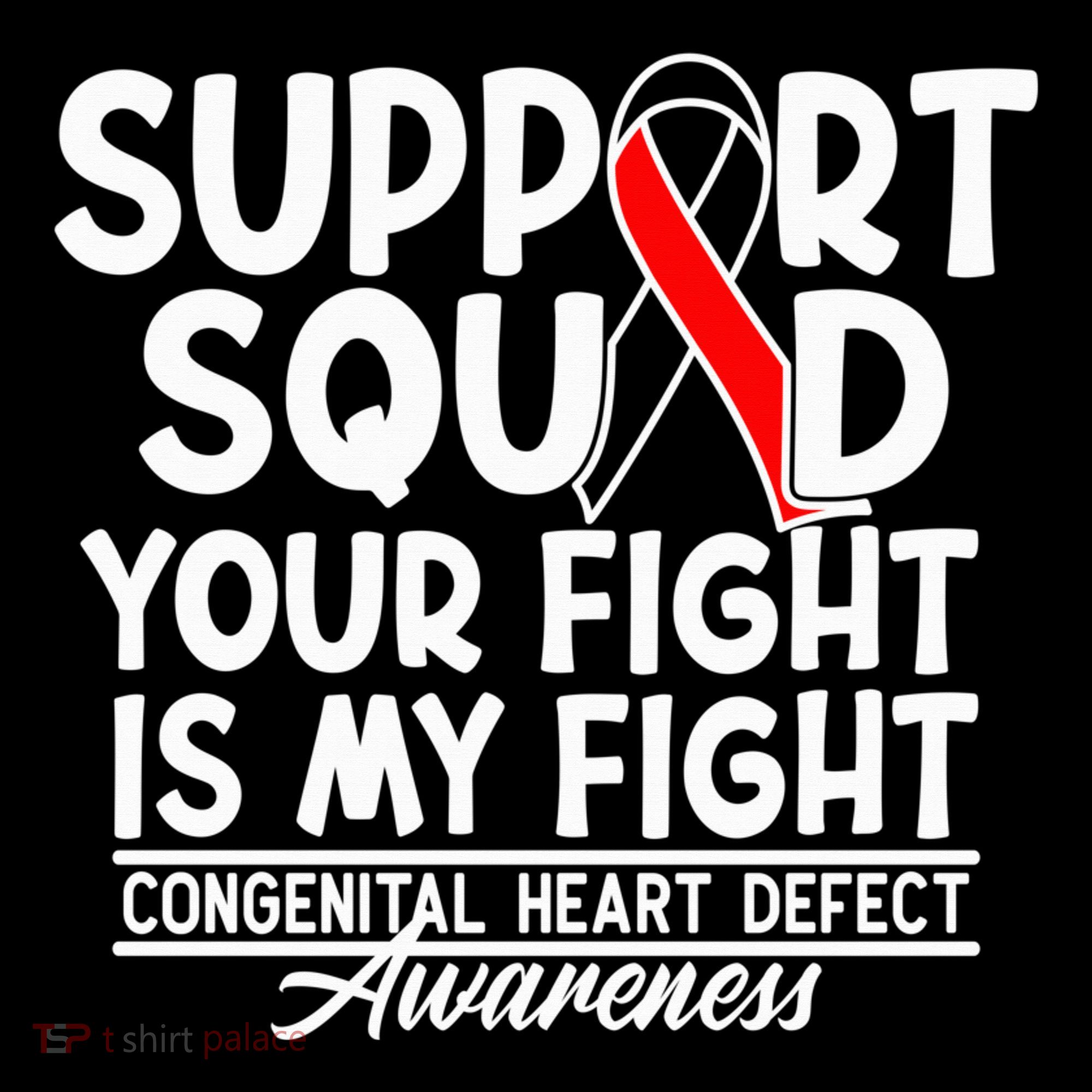 Support Awareness Squad I CHD Congenital Heart Defect Backpack