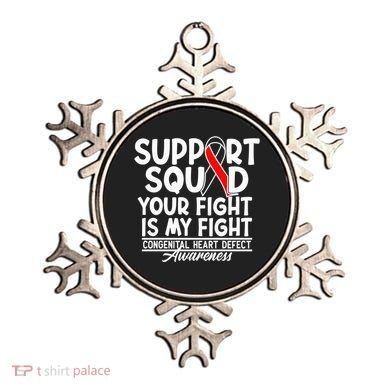Support Awareness Squad I CHD Congenital Heart Defect Ornament