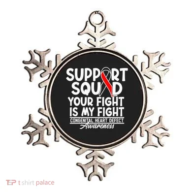 Support Awareness Squad I CHD Congenital Heart Defect Ornament