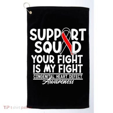 Support Awareness Squad I CHD Congenital Heart Defect Golf Towel