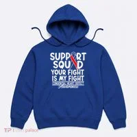 Support Awareness Squad I CHD Congenital Heart Defect Hoodie thumb 0