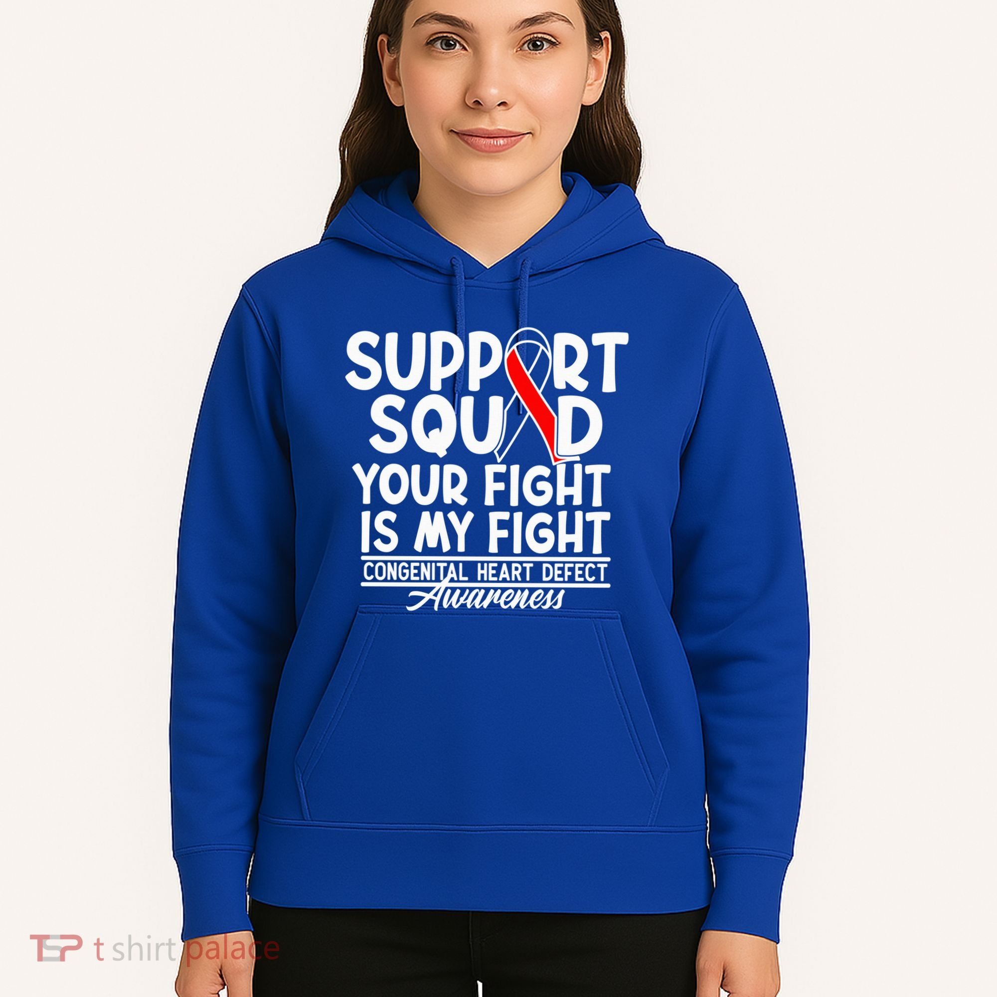 Support Awareness Squad I CHD Congenital Heart Defect Hoodie