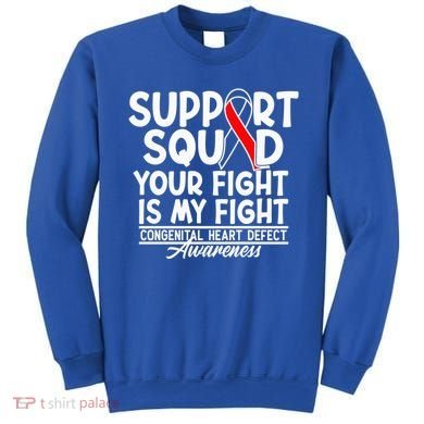 Support Awareness Squad I CHD Congenital Heart Defect Sweatshirt