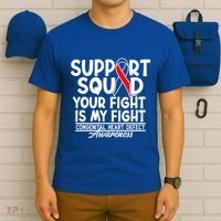 Support Awareness Squad I CHD Congenital Heart Defect T-Shirt thumb 6