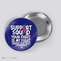 Support Awareness Squad I CHD Congenital Heart Defect Button thumb 0