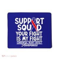 Support Awareness Squad I CHD Congenital Heart Defect Mousepad thumb 0
