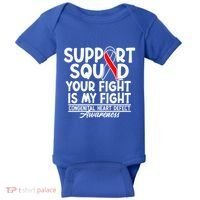 Support Awareness Squad I CHD Congenital Heart Defect Baby Bodysuit thumb 0