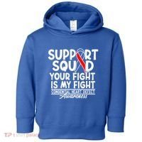 Support Awareness Squad I CHD Congenital Heart Defect Toddler Hoodie thumb 0