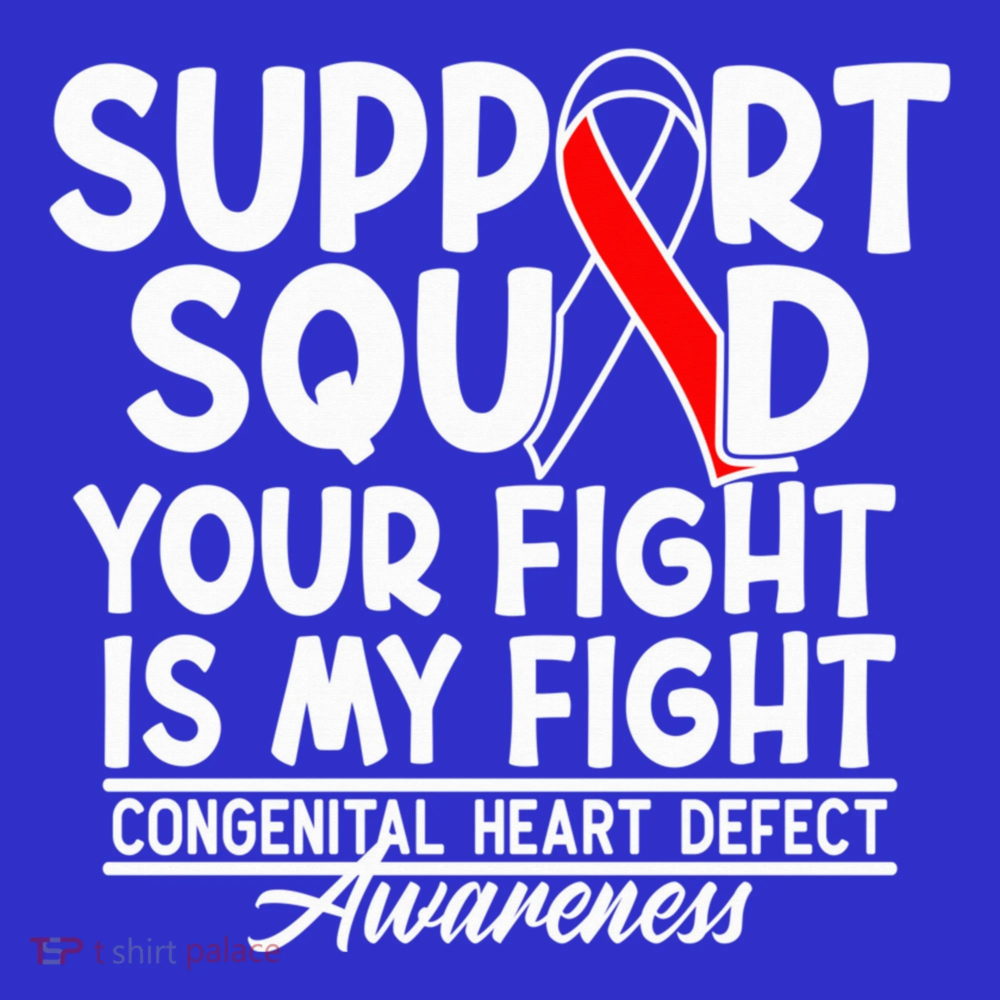 Support Awareness Squad I CHD Congenital Heart Defect Tank Top