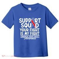 Support Awareness Squad I CHD Congenital Heart Defect Toddler T-Shirt thumb 0