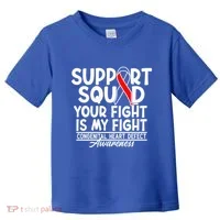 Support Awareness Squad I CHD Congenital Heart Defect Toddler T-Shirt thumb 0