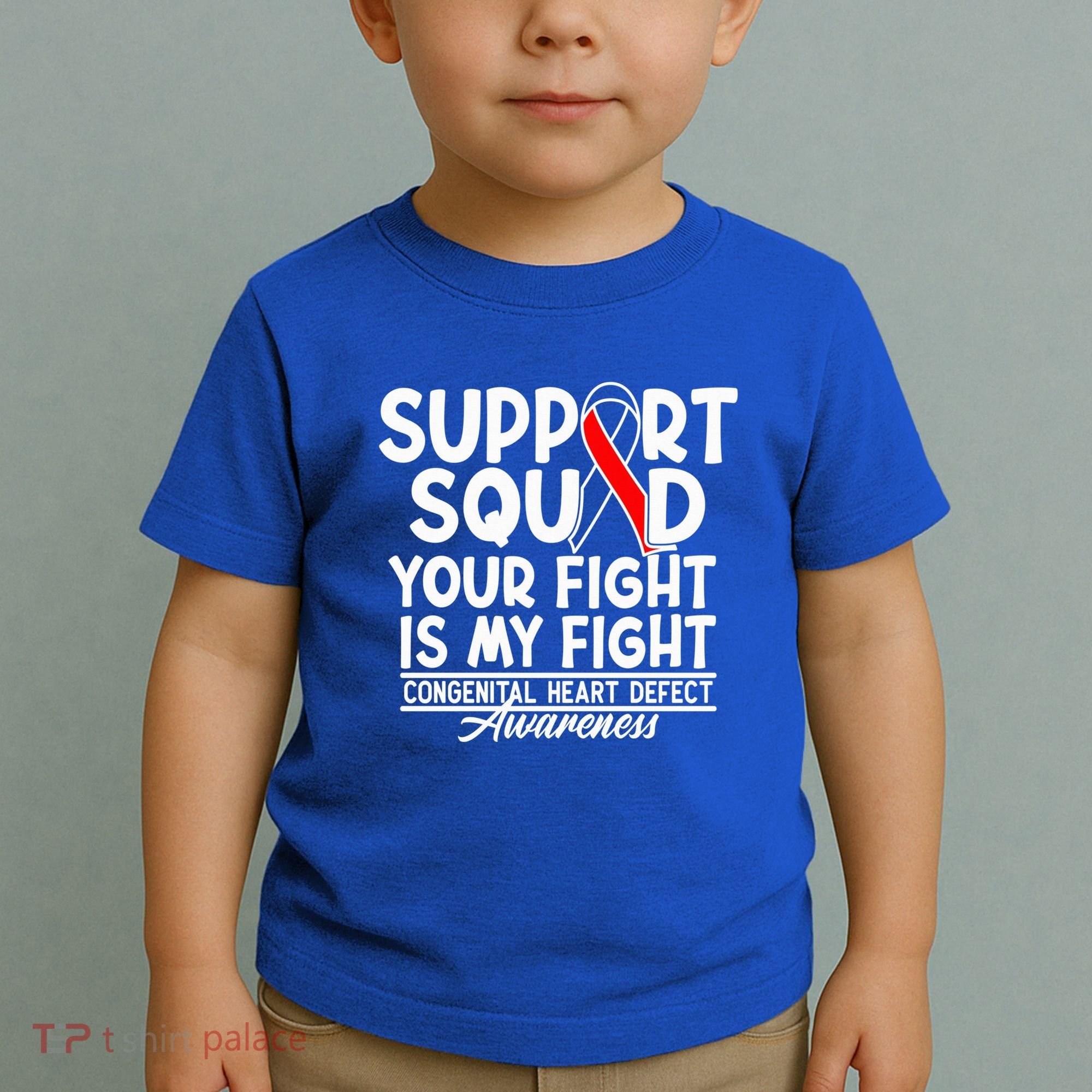 Support Awareness Squad I CHD Congenital Heart Defect Toddler T-Shirt