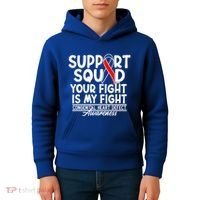Support Awareness Squad I CHD Congenital Heart Defect Kids Hoodie thumb 4