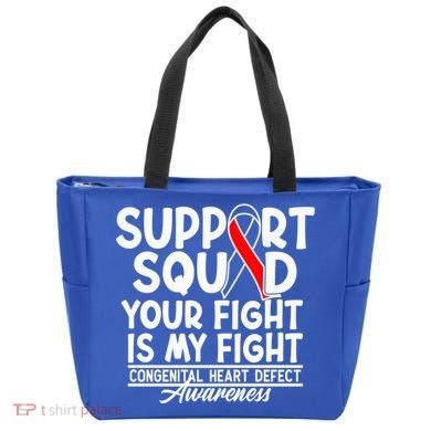 Support Awareness Squad I CHD Congenital Heart Defect Tote Bag