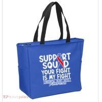Support Awareness Squad I CHD Congenital Heart Defect Tote Bag thumb 2