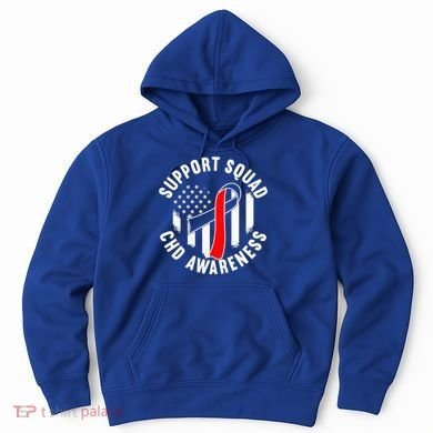 Support Awareness Squad I CHD Congenital Heart Defect Hoodie