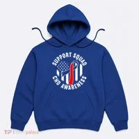 Support Awareness Squad I CHD Congenital Heart Defect Hoodie thumb 0