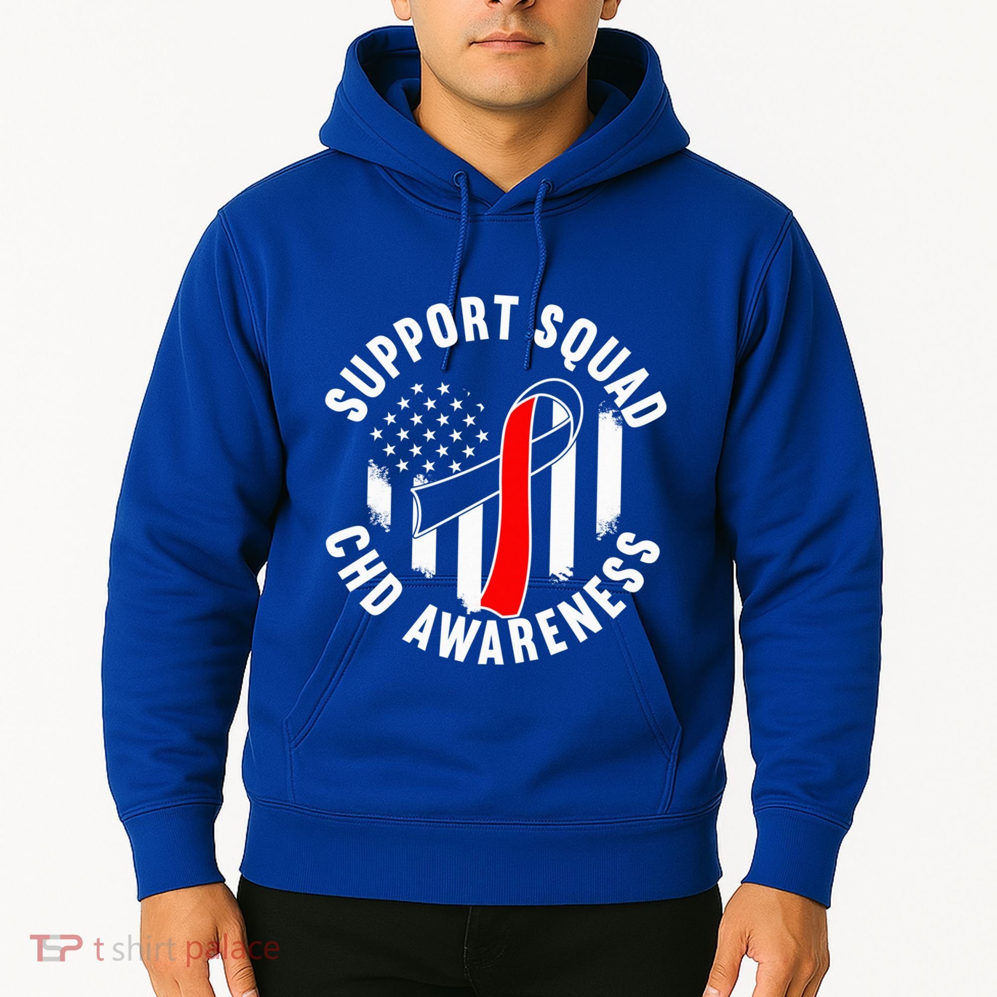 Support Awareness Squad I CHD Congenital Heart Defect Hoodie