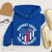 Support Awareness Squad I CHD Congenital Heart Defect Hoodie thumb 4