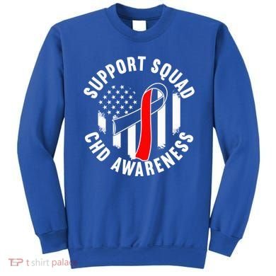 Support Awareness Squad I CHD Congenital Heart Defect Sweatshirt