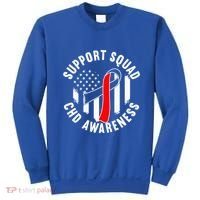 Support Awareness Squad I CHD Congenital Heart Defect Sweatshirt thumb 0