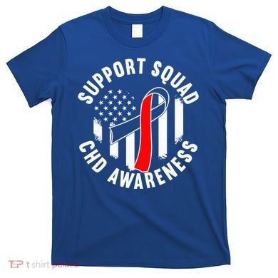 Support Awareness Squad I CHD Congenital Heart Defect T-Shirt